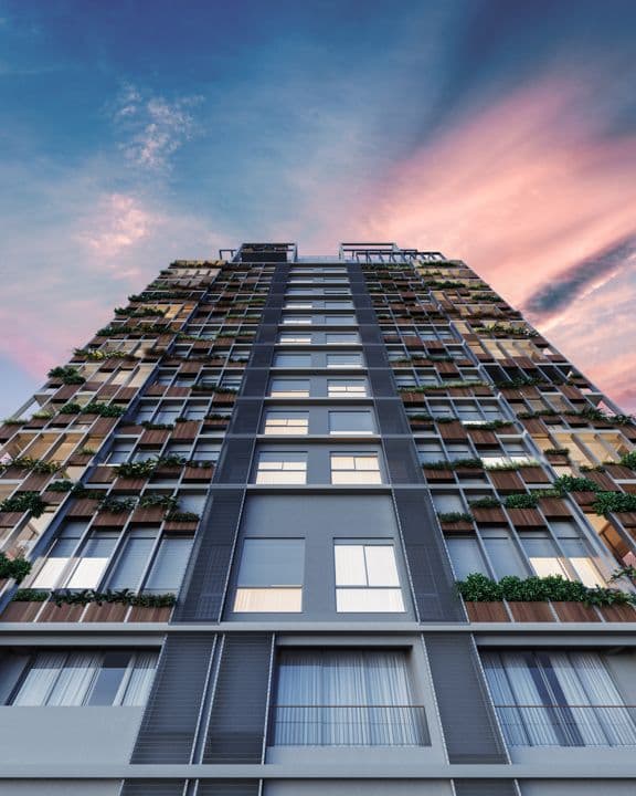Fachada de edifício residencial Gamaro